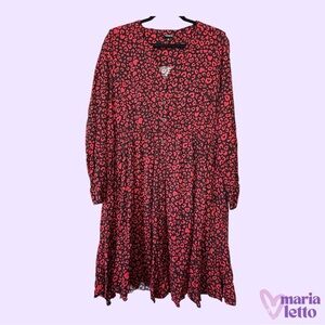 Torrid Leopard Print Midi Dress, EUC, 1X ❤️